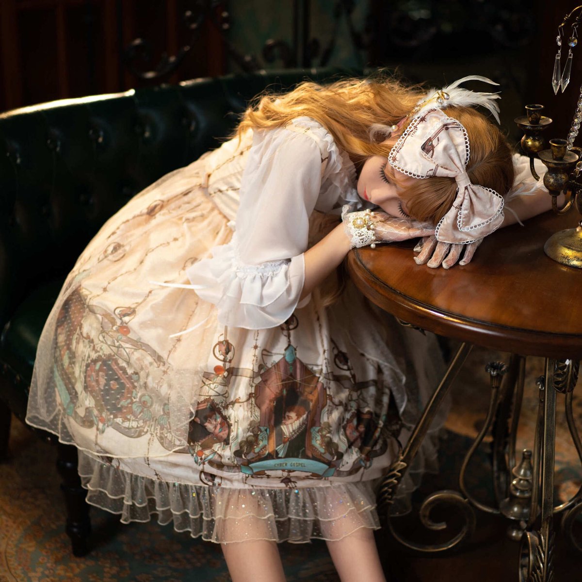 Victrianmaiden クラシカルロリータケープ付きノースリーブワンピース Victrianmaiden クラシカルロリータケープ付きノースリーブ