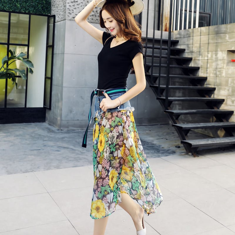 アルゴンキン レース フラップ シフォン スカート セット アルゴンキン レース フラップ シフォン スカート セット ALGONQUINS