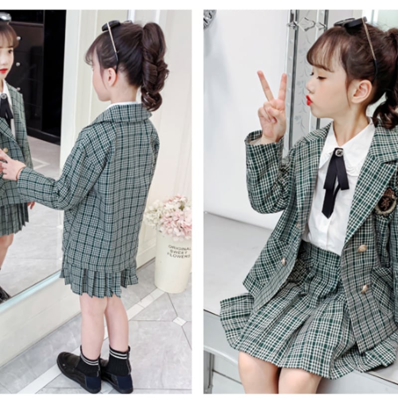 スーツ セットアップ 子供服 女の子 キッズサイズ ジャケット ブレザー