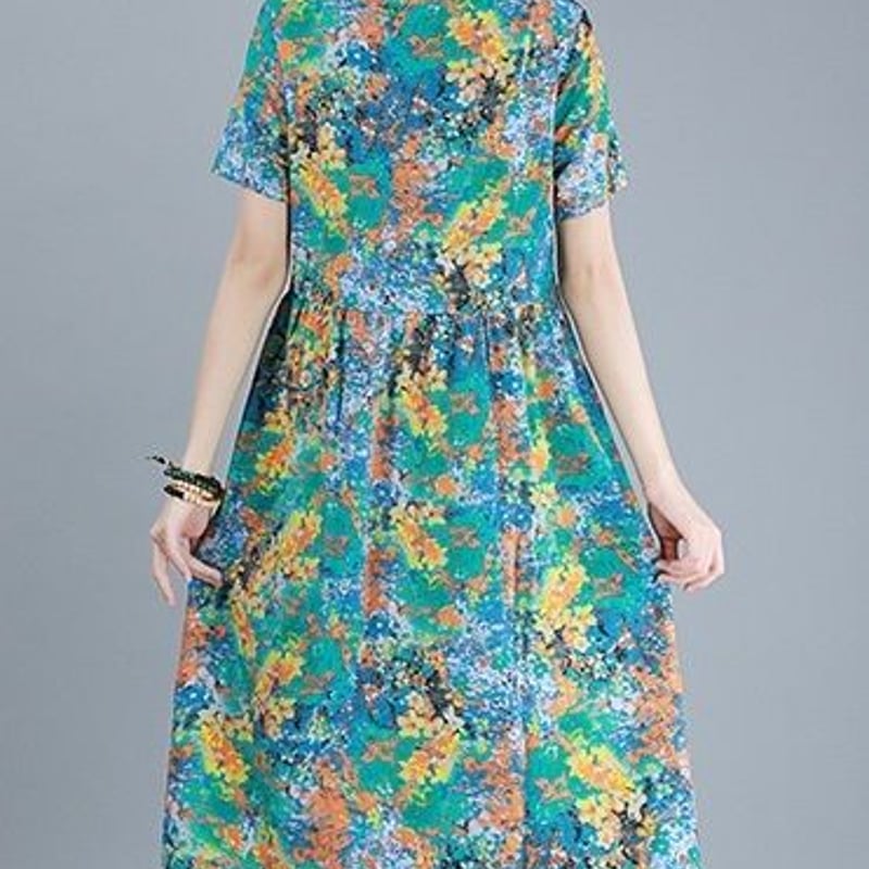 花柄ワンピース 赤×花柄レース ワンピース | プレタ・ワンピース | gentil