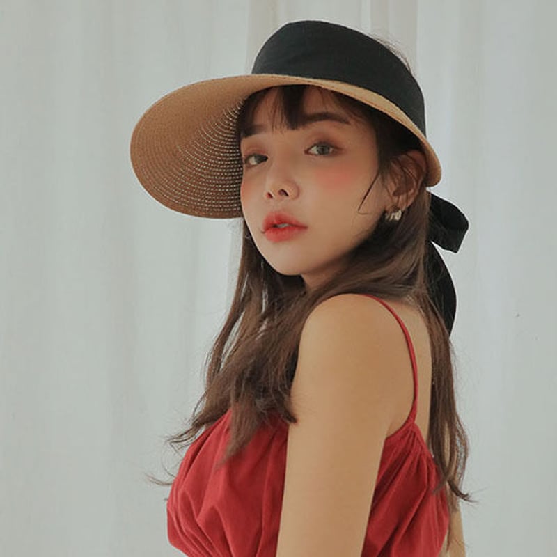 【限定】レディース　サンバイザー　ニット帽　白　韓国　シンプル　帽子　耳当て 限定】レディース サンバイザー ニット帽 ホワイト 韓国 シンプル 帽子