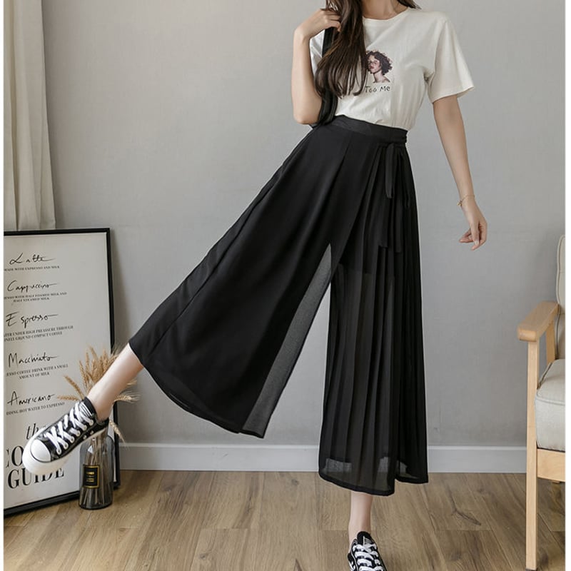 プリーツガウチョ 最終値下げ 消しプリーツスカーチョ＜大きいサイズ有＞ 通販【ニッセン】