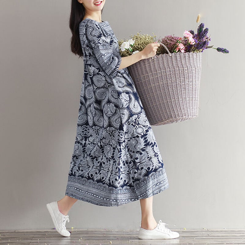 ☆花柄ワンピース ☆パーティードレス☆結婚式☆ハワイアン☆