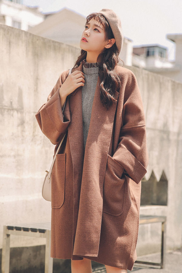 チェスターコート ガウン オーバーサイズ コクーンコート