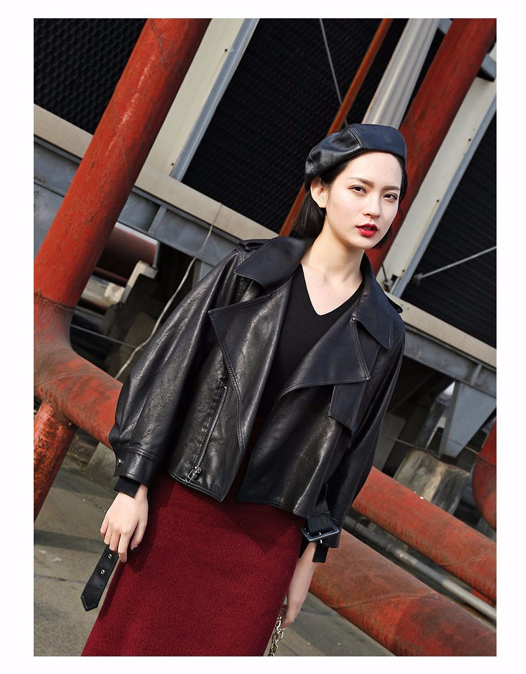 大人可愛いを取り入れる☆ライダースジャケット アウター レザー