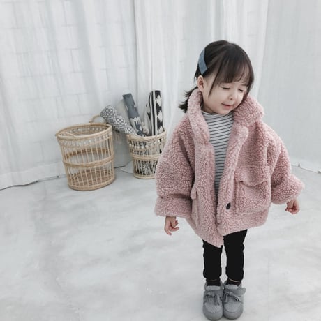 韓国子供服 キッズ ボアコート フリースジャケット もこもこ 子供 ボアジャケット ボアコート アウター 防寒 カジュアル アウトドア 裏起毛 防寒 秋冬用 送料無料 TAGX11907