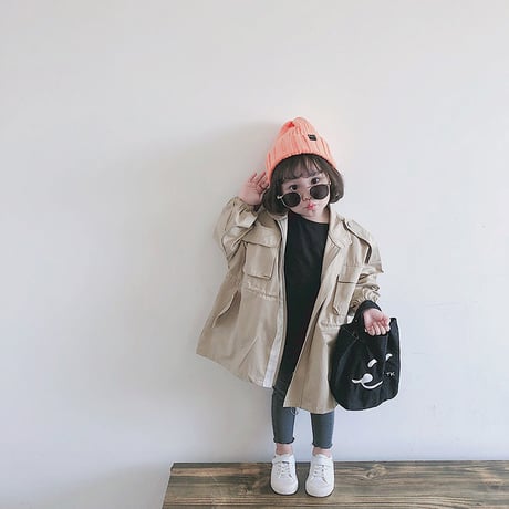 韓国子供服 ゆったりトレンチコート 90-140 男の子 女の子 子供服 ジャケット アウター 可愛い ロング キッズ おしゃれ お出かけ 入学式 卒業式 七五三 春秋 送料無料 TAGX11915