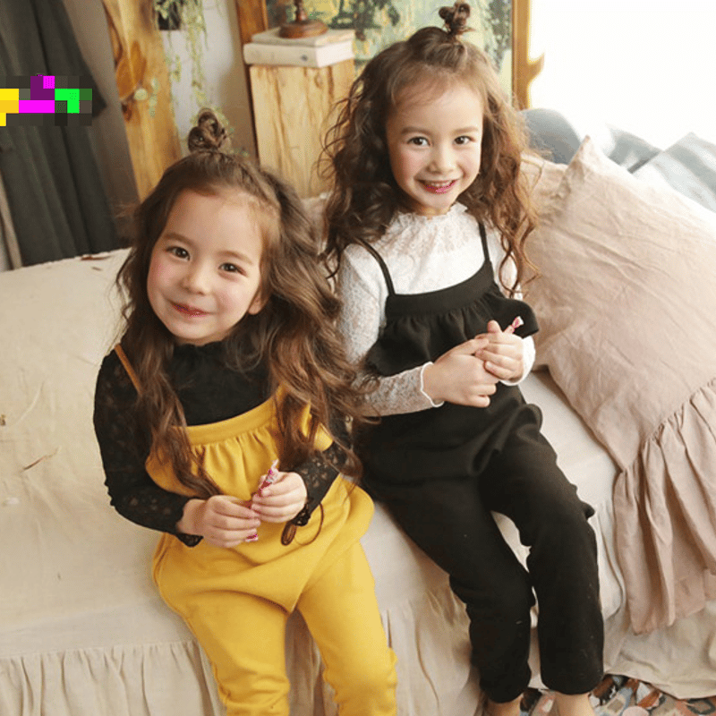 ブラウス トップス 子供服 女の子 レーストップス シャツ 長袖 レトロ 
