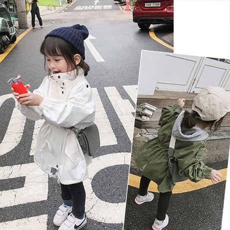 【韓国子供服 コットン ウィンドブレーカー キッズ 女の子 男の子】 アウター 子供服 ジップアップパーカー  マウンテンパーカー ジャケット ブ 2色 保育園 幼稚園 送料無料 TAGX11843