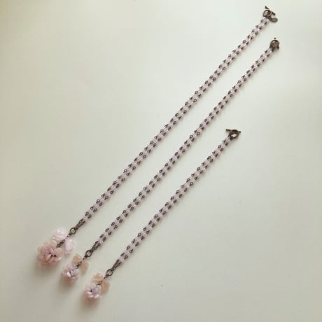 〖NECKLACE〗ピンクマリーネックレス
