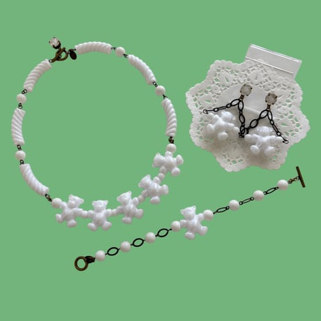 〖NECKLACE〗キッチュクマさんネックレス ブラウン
