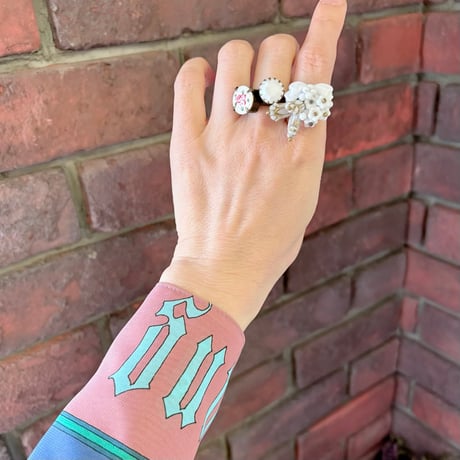 〖RING〗リボンフラワーリング