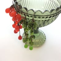 〖PIERCE・EARRING〗ぶどうジュースロングピアス マスカットグリーン