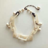 〖NECKLACE〗アイボリーレジンネックレス