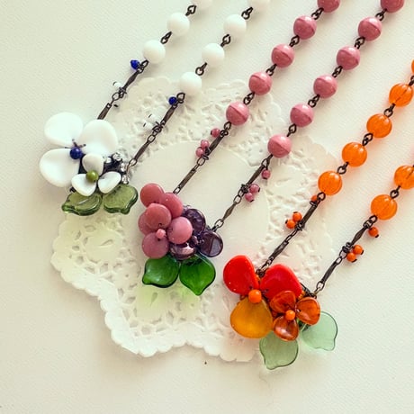 〖NECKLACE〗フラワーガーデンネックレス