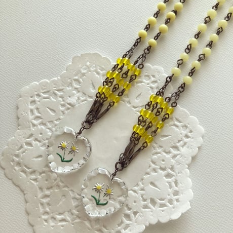 〖NECKLACE〗エーデルワイス　インタリオネックレス