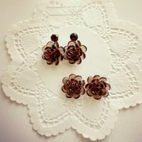 〖PIERCE･EARRINGS〗ブラウンマリーピアス・イヤリング