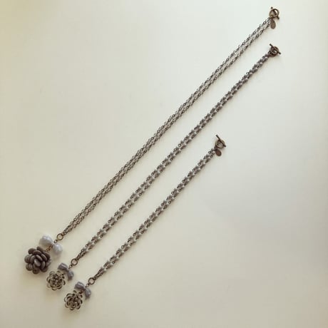 〖NECKLACE〗グレーマリーネックレス