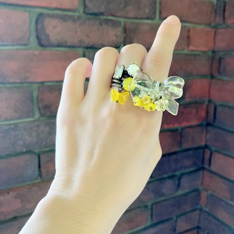 〖RING〗ドットリボンリング