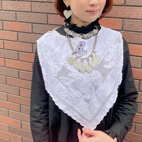 〖NECKLACE〗グレーハートネックレス