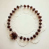 〖NECKLACE〗ブラウンマリーネックレス