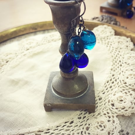 〖PIERCE・EARRING〗ブルーレモンジュース ショートタイプピアス