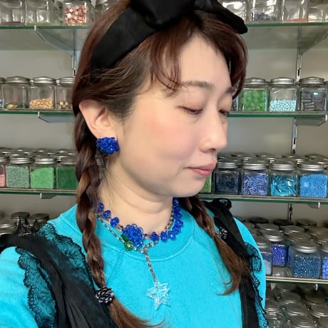 〖NECKLACE〗ブルーマリーネックレス