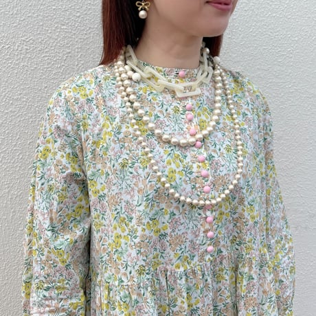 〖NECKLACE〗カナミビジュー黄金三連セット