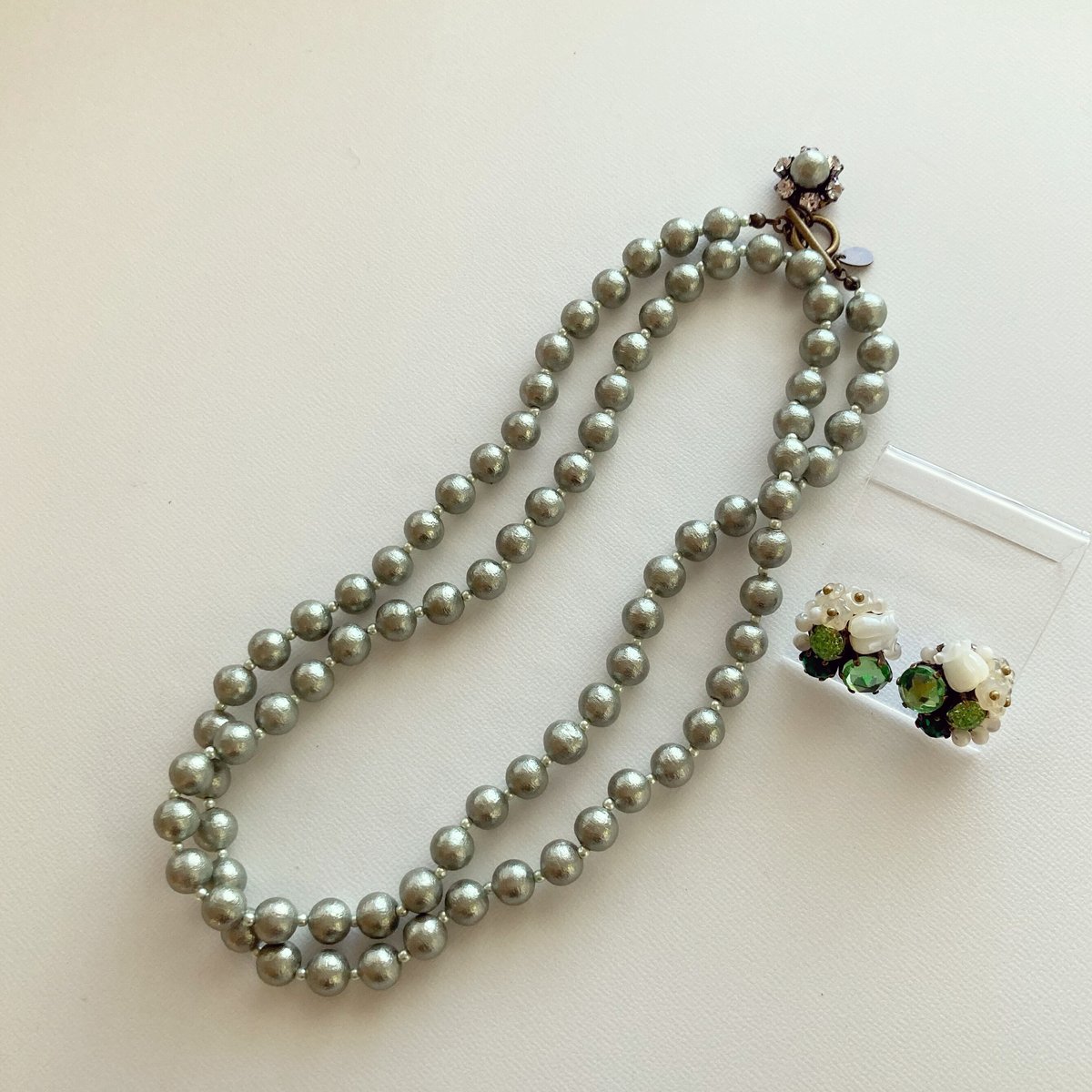 カナミビジュー ぶーにゃん リボン ネックレス