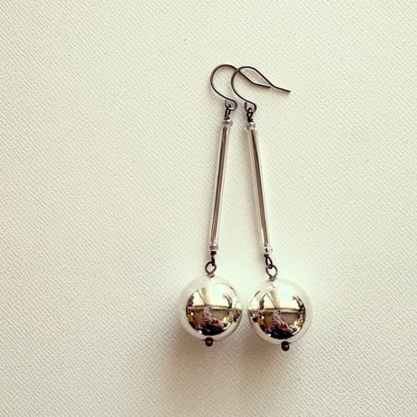 〖PIERCE･EARRINGS〗シリーズまるピアス シルバー