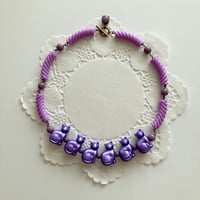 〖NECKLACE〗パープルネコネックレス