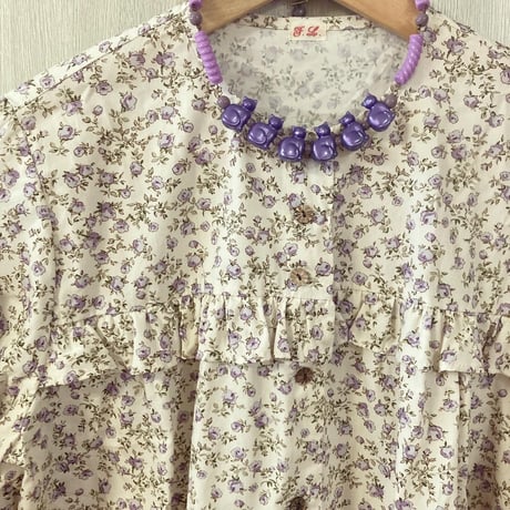 〖NECKLACE〗パープルネコネックレス
