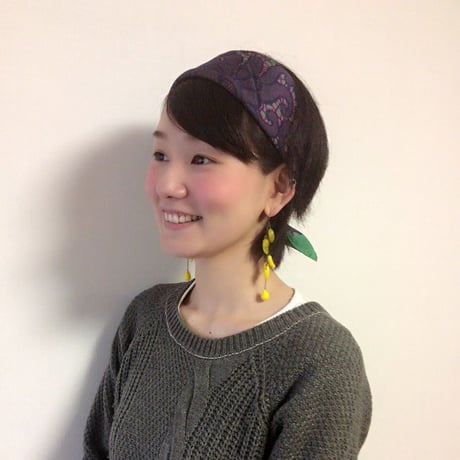〖PIERCE・EARRING〗バナナジュースロングピアス