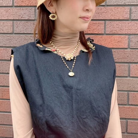 〖NECKLACE〗ベージュのクマネックレス