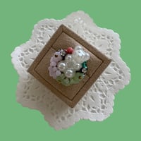 〖RING〗パールくまリング