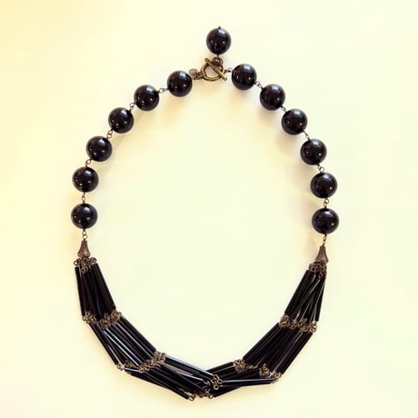 〖NECKLACE〗シリーズまるネックレス ブラック