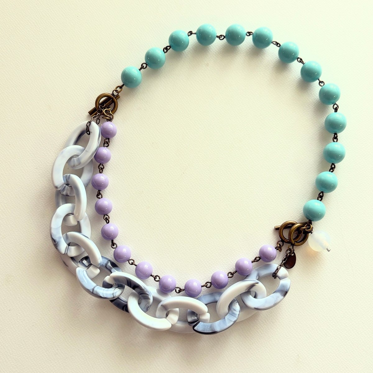 おまとめジェンムーブ貴蛇紋石ブレスレット(15コマ＋2)のセット JZMBR2-05)数珠ブレスレット十二支 辰(竜) 【坂元勝彦(現代の