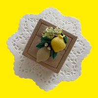 〖RING〗ヴィンテージセルロイドレモンリング