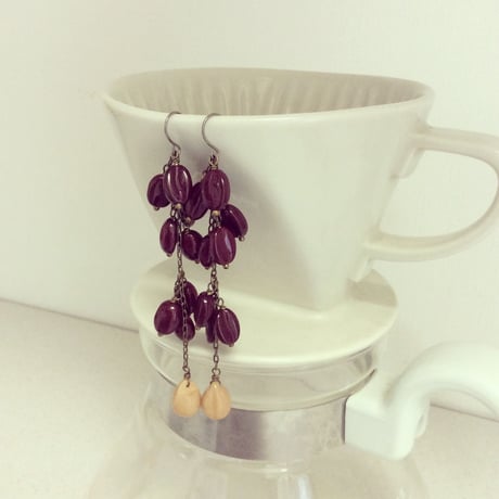 〖PIERCE・EARRING〗カフェ・オ・レロングピアス