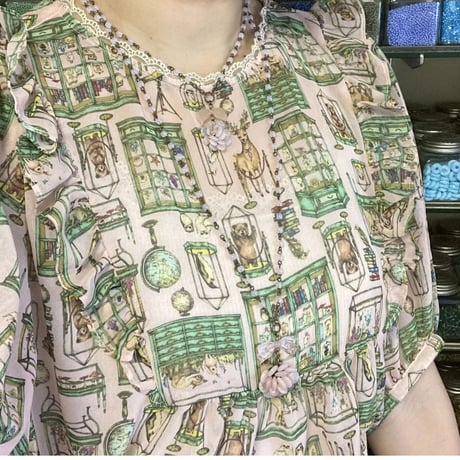 〖NECKLACE〗ピンクマリーネックレス