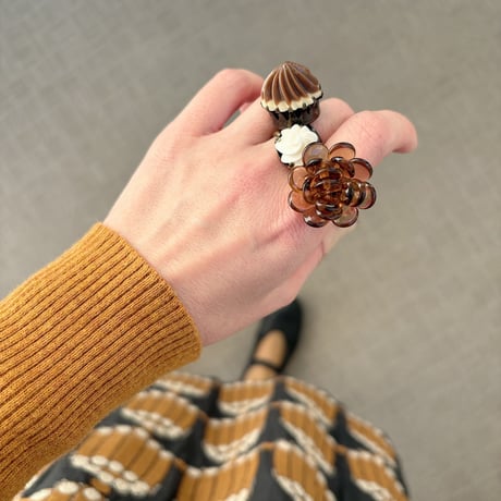 〖RING〗ブラウンマリーリング