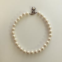 〖NECKLACE〗コットンパールショートネックレス　キスカ