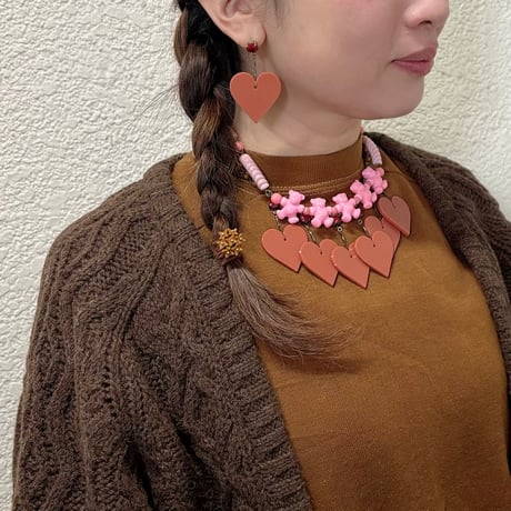 〖PIERCE･EARRINGS〗チョコレートハートピアス・イヤリング