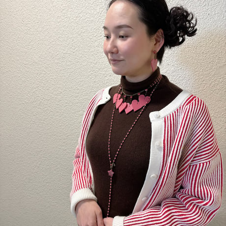 〖NECKLACE〗ピンクハートネックレス