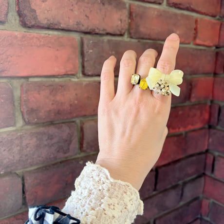 〖RING〗ミルキーリボンリング