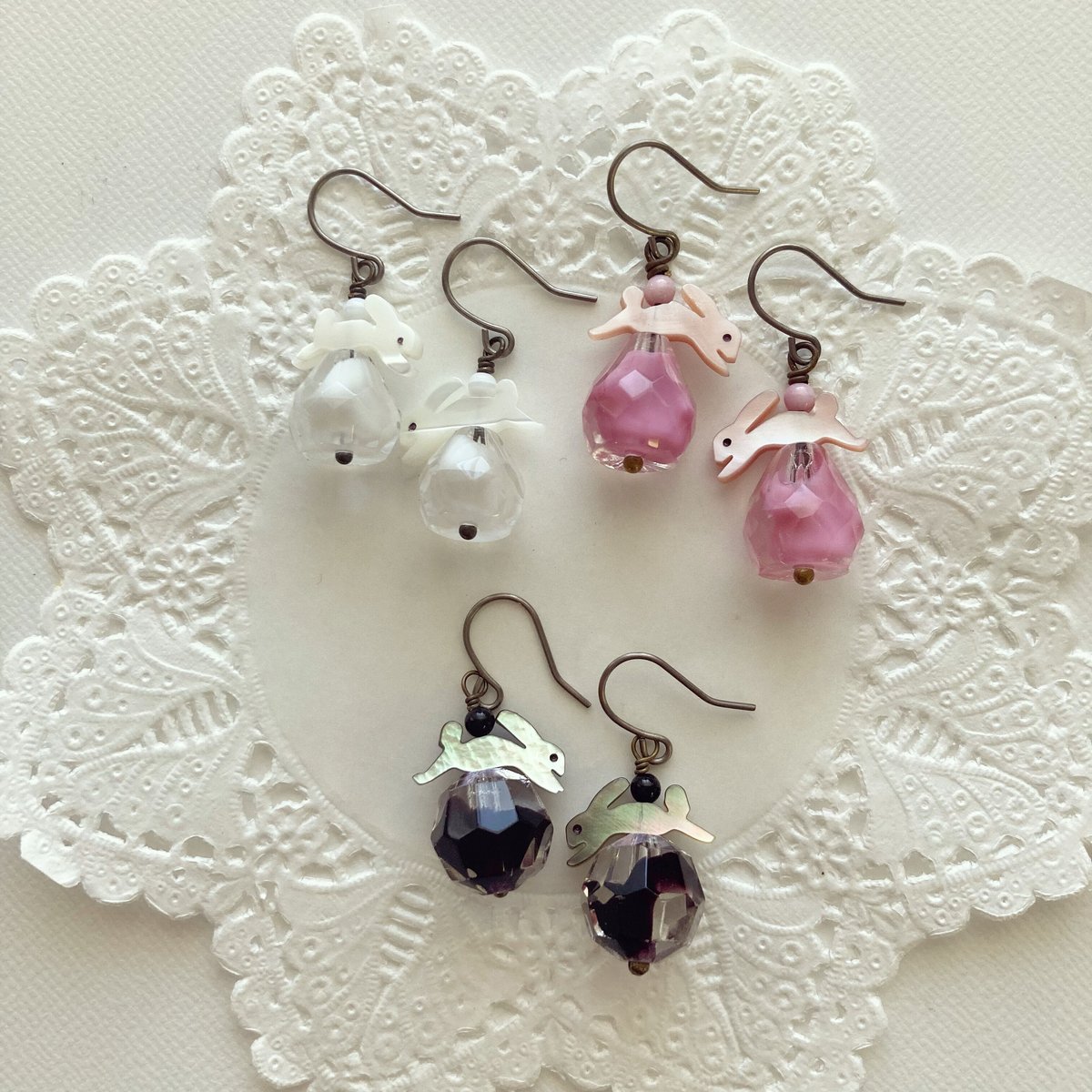 PIERCE・EARRING〗うさぎピアス | Kanami bijoux PIERCE・EARRING〗うさぎピアス | Kanami bijoux