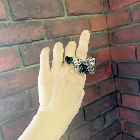 〖RING〗ドットリボンリング