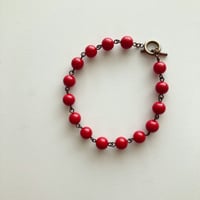 〖BRACELET〗ジョイントブレスレット 赤