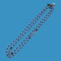 〖NECKLACE〗ボリュームロングネックレス ベビーブルー