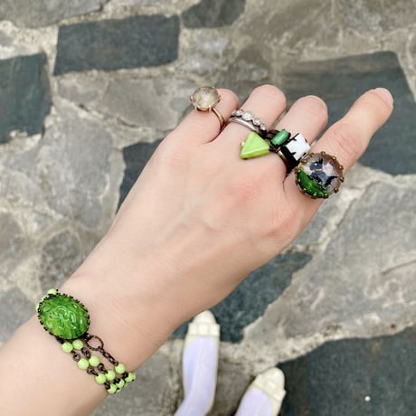 〖RING〗ヴィンテージ インタリオ テリアリング